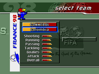 FIFA 98 - Road to World Cup Screenthot 2